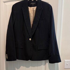 Talbots Navy Blazer with Gold Buttons